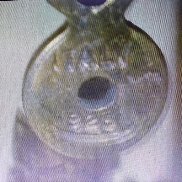 Vintage Italian Vermeil Silver Woven Hoop Earrings with 18K (750) Latch - Picture 8 of 8